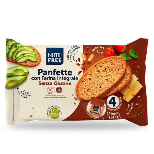 Nutri Free  Panfette integrale gluténmentes korpás szeletelt kenyér 300g