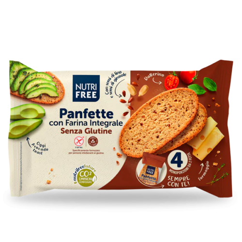 Nutri Free  Panfette integrale gluténmentes korpás szeletelt kenyér 300g