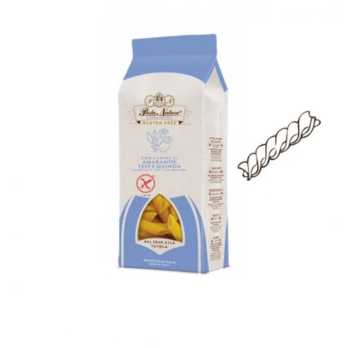 Pasta Natura bio gluténmentes amaránt-teff-quinoa tészta fusilli 250g