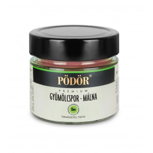 Pödör bio gyümölcspor - málna 100g