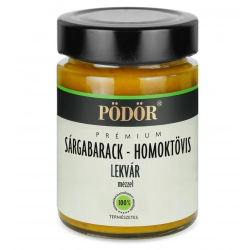 Pödör sárgabarack-homoktövis lekvár mézzel 180g