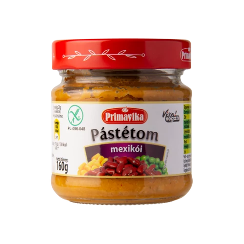 Primavika csicseriborsó pástétom mexikói ízesítéssel 160g