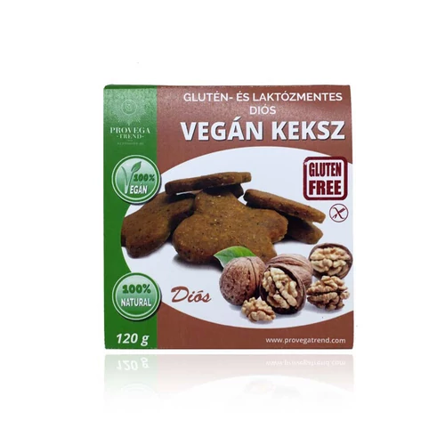 Provegatrend gluténmentes vegán diós keksz 120g