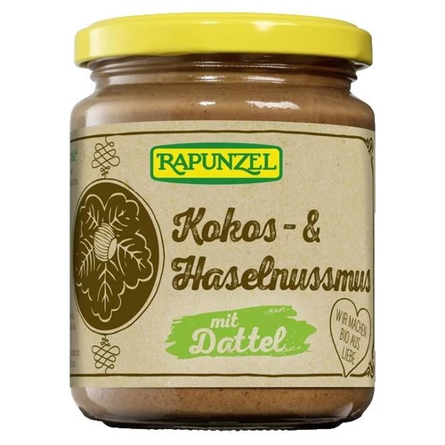 Rapunzel bio kókusz mogyorókrém datolyával 250g