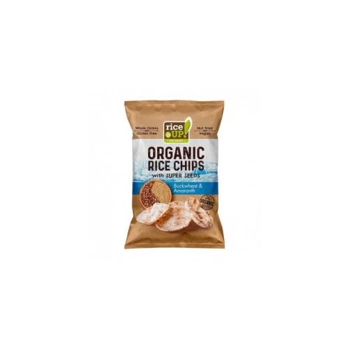 Rice Up bio barna rizs chips hajdinával és amaránttal 25g