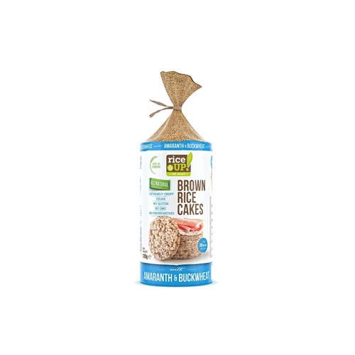 Rice Up barna rizs szelet hajdinával és amaránttal 120g