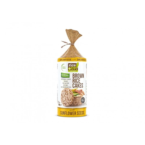 Rice Up barna rizs szelet napraforgómaggal 120g