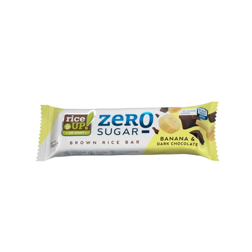Rice Up Zero Sugar gluténmentes rizsszelet banános étcsokoládéval 18g