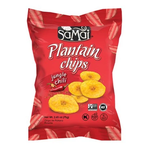 Samai Plantain főzőbanán chips - csípős chilis 75g