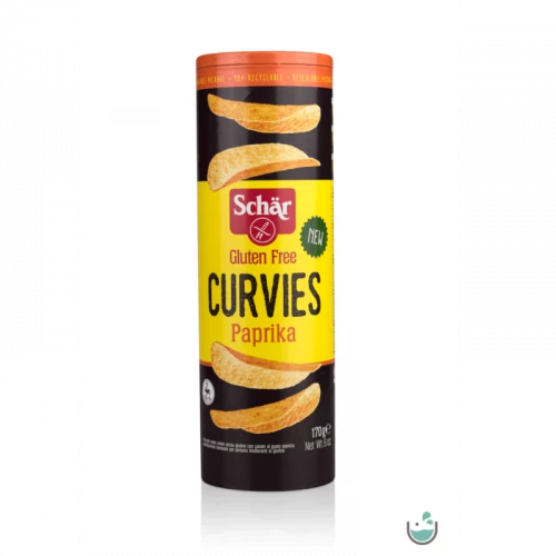Schär Curvies Original gluténmentes paprikás chips 170g