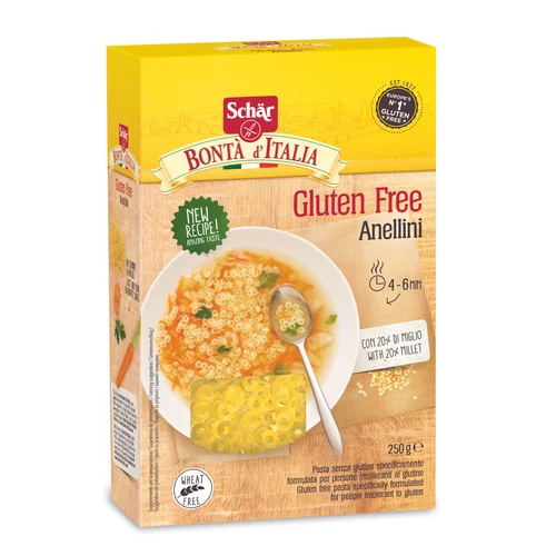 Schär Anellini gluténmentes tészta 250g