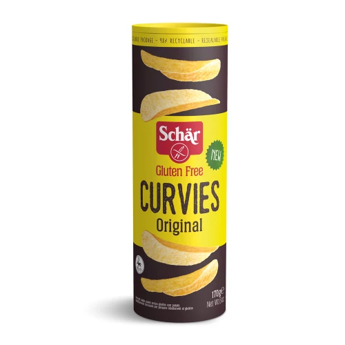 Schär Curvies Original gluténmentes sós chips 170g