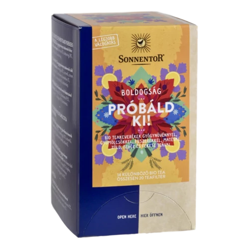 Sonnentor bio Boldogság - Próbáld ki teaválogatás - 20 filter 32,1g