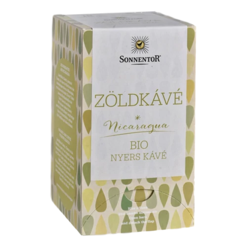 Sonnentor bio filteres zöld kávé - 18 filter 54g