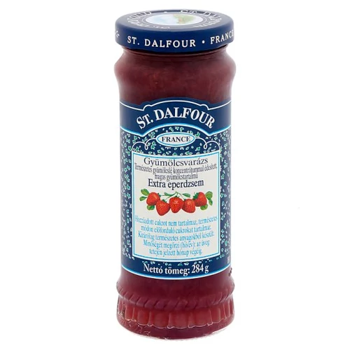 St.Dalfour gyümölcsvarázs extra eperdzsem 284g