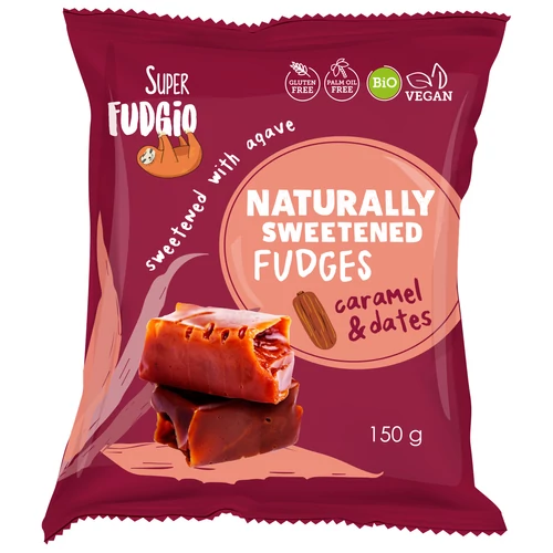Super Fudgio bio tejmentes agavé-datolya karamella 150g