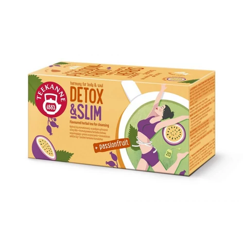 Teekanne Detox & Slim passionfruit tisztító tea - 20 filter 32g