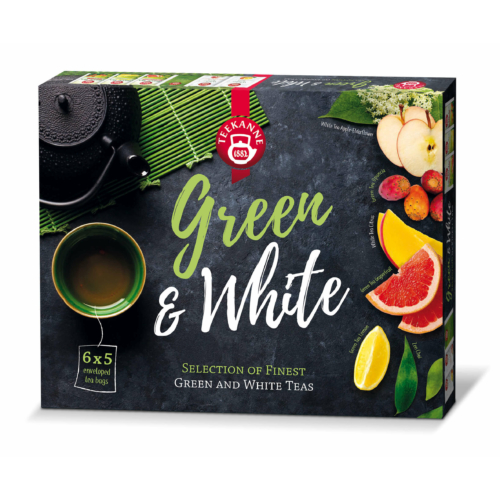 Teekanne Green and White - zöld és fehér tea válogatás - 30 filter 47,5g