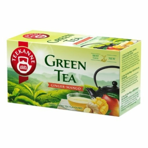 Teekanne Green Tea Ginger Mango zöld tea gyömbérrel és mangóval - 20 filter 35g