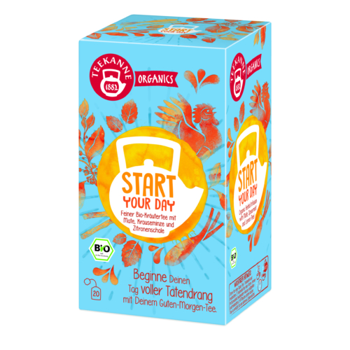 Teekanne Organics Start Your Day - bio napindító herbatea 20 filter 36g