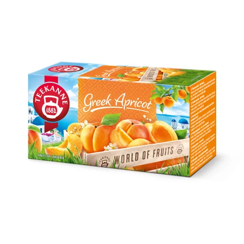 Teekanne Greek Apricot - sárgabarack ízű gyümölcstea - 20 filter 45g