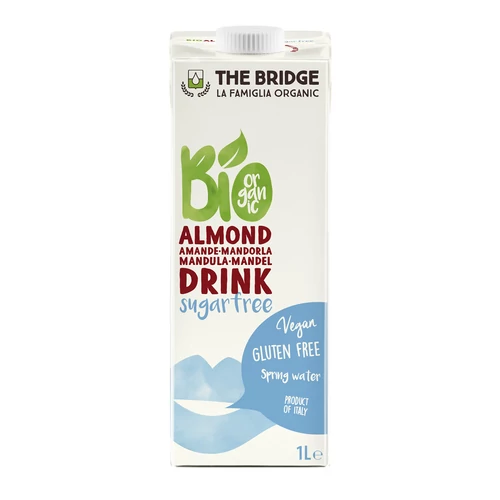 The Bridge bio mandulaital 3% cukormentes 1000ml