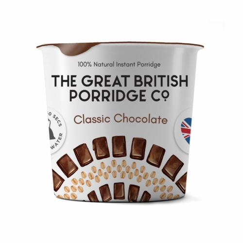 The Great British Porridge csokoládés poharas zabkása 60g