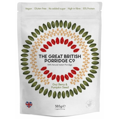 The Great British Porridge goji bogyó és tökmag zabkása 385g
