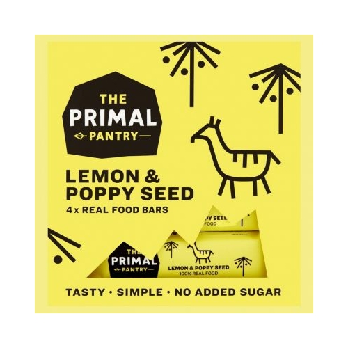 The Primal Pantry multipack citrom és mák szeletek 4x30g