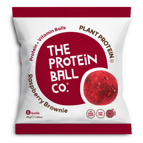 The Protein Ball Co. málnás brownie protein golyók 45g