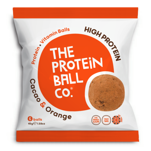 The Protein Ball Co. kakaó és narancs protein golyók 45g