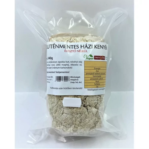 Gluténmentes házi kenyér élesztő nélkül - Tiszta Ízek 340g