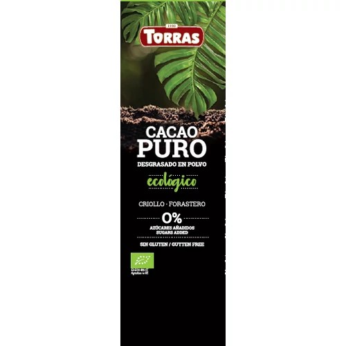 Torras bio cukormentes kakaópor 150g