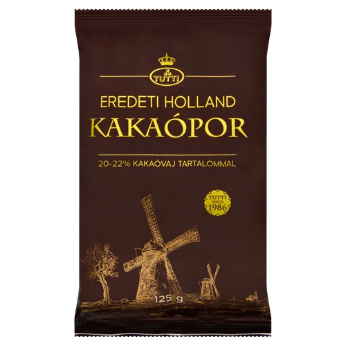 Tutti holland kakaópor 20-22% zsírtartalommal 125g