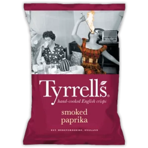 Tyrrell's burgonyachips - füstös paprikával 150g