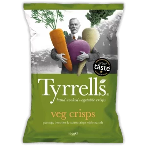 Tyrrell's vegyes zöldségchips 40g