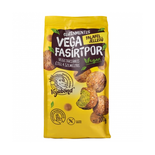 Vegabond vega fasírtpor, gluténmentes, falafel jellegű 200g