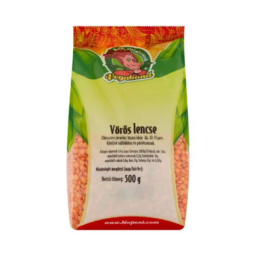 Vegabond vöröslencse 500g