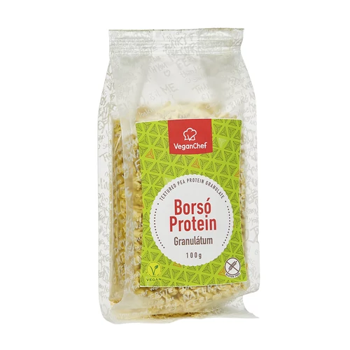 Veganchef texturált borsófehérje granulátum 100g