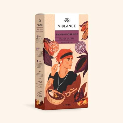 Viblance peanut &amp; cacao proteinkása 400g