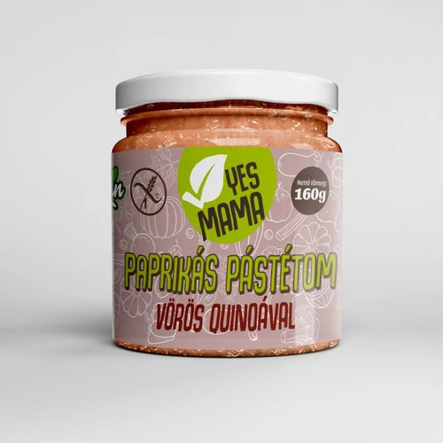 YesMama paprikás pástétom vörös quinoával 160g