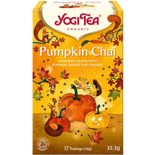 Yogi Tea Pumpkin Chai - sütőtökös bio tea - 17 filter 32,3g