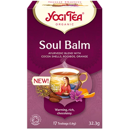 Yogi Tea Soul Balm - lélekbalzsam bio tea 17 filter 32,3g
