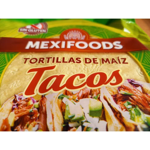 Mexifoods tortilla kukoricas glutenmentes csomagolasa