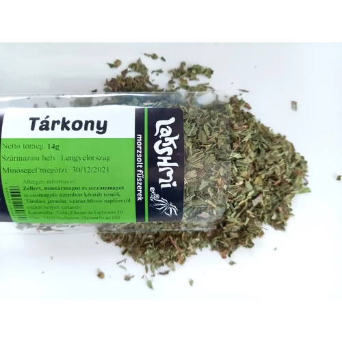 Lakshmi tárkony morzsolt 14g tálban csomagolással
