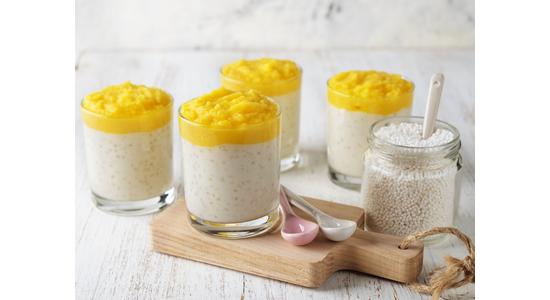 Tápiókagyöngyből puding - desszert, mentesen