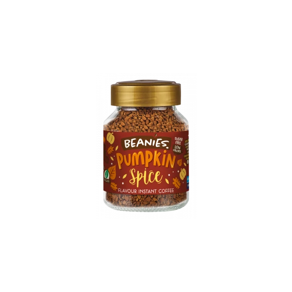 Beanies Pumpkin Spice - fűszeres-sütőtökös instant kávé 50g